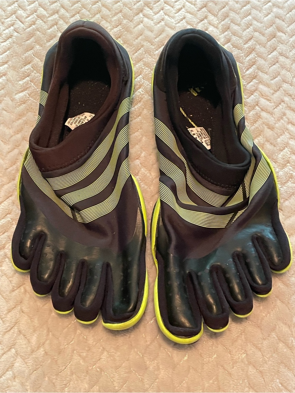 Adidas Adipure Trainer Shoe - Black & Neon Yellow Men's Size 10.5 - Retail $150